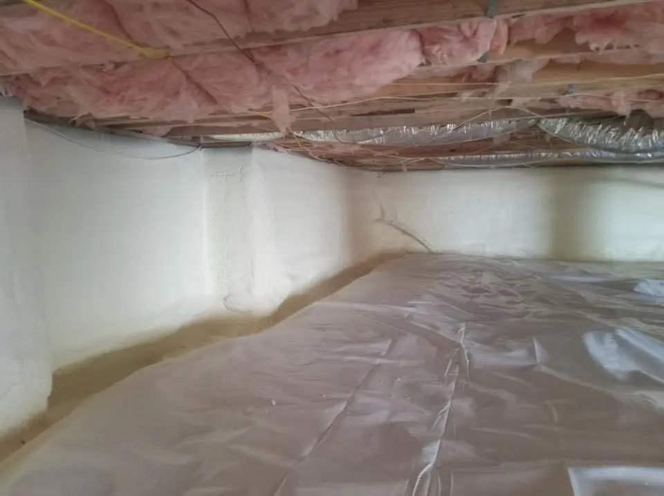 Crawl space encapsulation with closed-cell spray foam for Roof Maintenance in Richardson